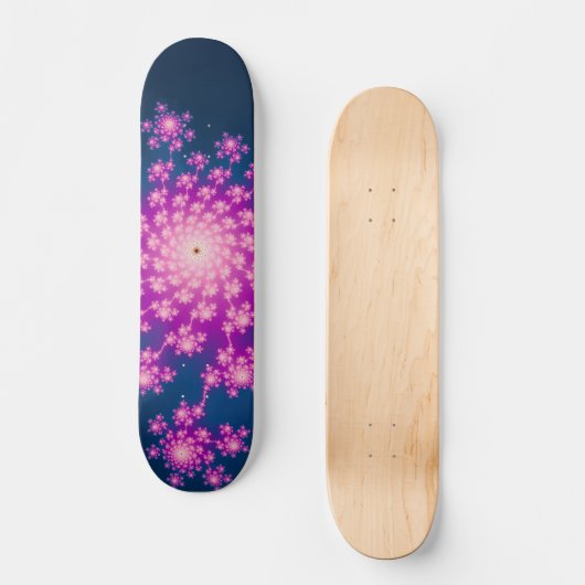 Happy New Year Fractal Skateboard (Voorkant)