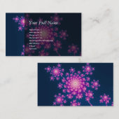 Happy New Year Fractal Visitekaartje (Voorkant / Achterkant)