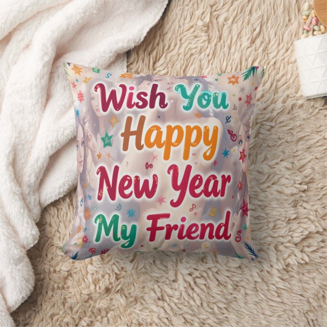 Happy New Year Friend Kussen (Deken)