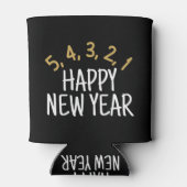 Happy New Year Funny Blikjeskoeler (Achterkant)