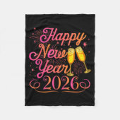Happy New Year Funny Matching Family New Years Eve Fleece Deken (Voorkant)