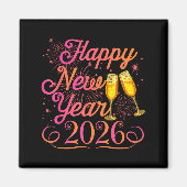 Happy New Year Funny Matching Family New Years Eve Magneet (Voorkant)