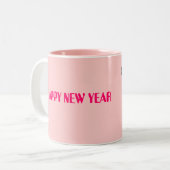 HAPPY NEW YEAR FUNNY PIG MOK (Voorkant links)