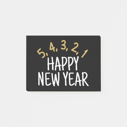 Happy New Year Funny Post-it® Notes (Voorkant)