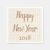 Happy New Year Gala Servetten (Voorkant)