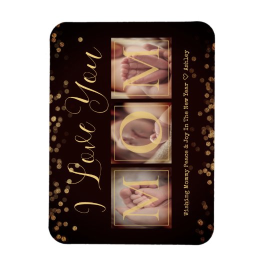 Happy New Year Gift voor mama Magneet (Verticaal)