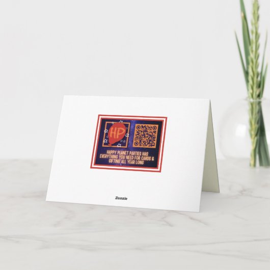 Happy New Year Glitter Kaart (Achterkant)