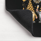 Happy New Year Gnome Confetti Fireworks New Year's Muismat (Hoek)