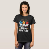 Happy New Year Gnomes For Party Lovers And Festive T-shirt (Voorkant volledig)