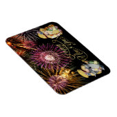 Happy New Year Gnomes Magnet Magneet (Rechterzijde)