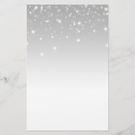 Happy New Year Gold 2026 | Santa Hat and Snowflake Briefpapier (Achterkant)