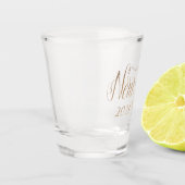 Happy New Year Gold Glitter 2021 Shot Glas (Links)