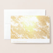 Happy New Year Gold Holiday Kaart (Met envelop)
