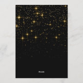 Happy New Year Gold Sparkle Script Script PHOTO Gr Feestdagenkaart (Achterkant)