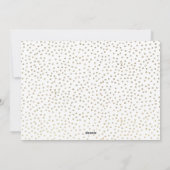 Happy New Year Gold Star-scriptfotokaart Feestdagenkaart (Achterkant)