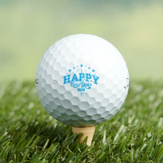 Happy New Year Golfballen (Insitu Shirt)