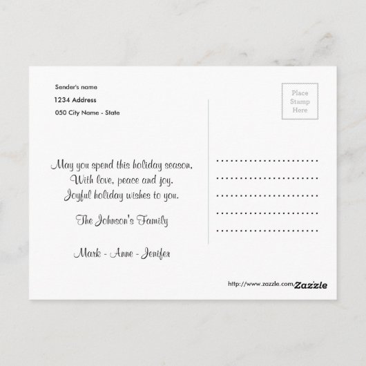 Happy New Year grappige honden met feestelijk pet Briefkaart (Achterkant)