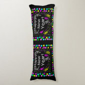 Happy New Year Greetings Body Pillow Lichaamskussen (Voorkant Verticaal)