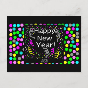 Happy New Year Greetings Briefkaart