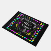 Happy New Year Greetings door Mat (Schuin)