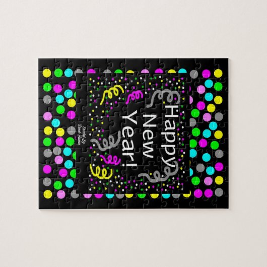 Happy New Year-groetings Puzzle 20,3 x 25,4 cm Legpuzzel (Horizontaal)