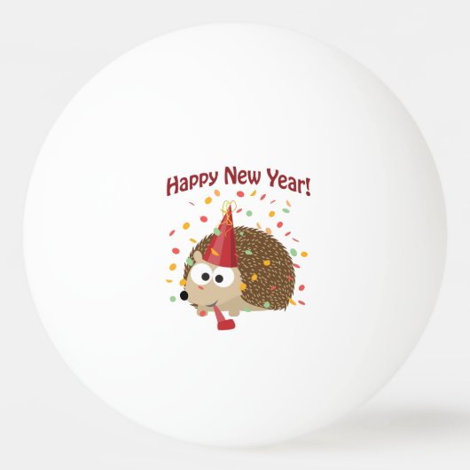 Happy New Year Hedegel! Pingpongbal (Voorkant)