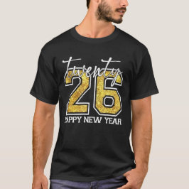 Happy New Year Hello 2026 Family Matching T-shirt