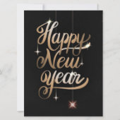 Happy New Year Holiday Card Feestdagenkaart (Voorkant)