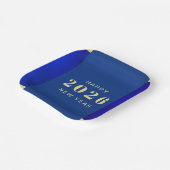 Happy New Year Holiday Papieren Bordje (Gebogen)