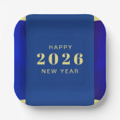 Happy New Year Holiday Papieren Bordje (Voorkant)