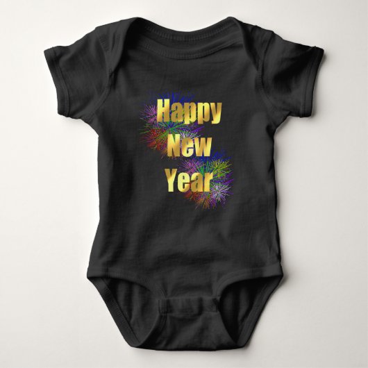 Happy New Year Holiday Romper (Voorkant)