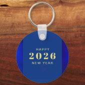 Happy New Year Holiday Sleutelhanger (Voorkant)