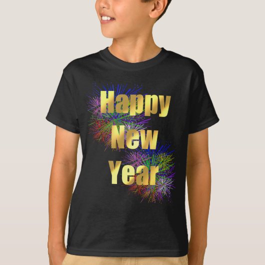 Happy New Year Holiday T-shirt (Voorkant)