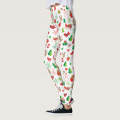Happy New Year Holiday Trendy kerstversiering Leggings (Links)