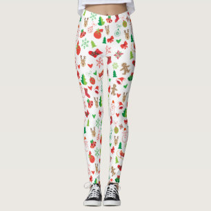 Happy New Year Holiday Trendy kerstversiering Leggings