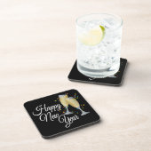 Happy New Year I Champagne Glasses Drankjes Onderzetter (Rechterzijde)