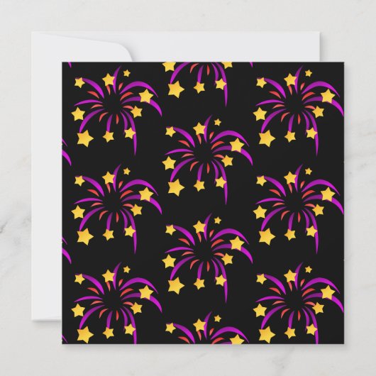 Happy New Year  Kaart (Achterkant)