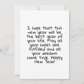 HAPPY NEW YEAR KAART (Voorkant)