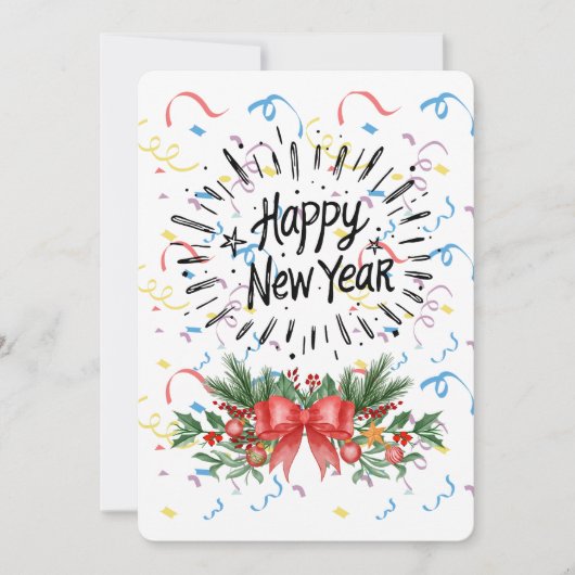 Happy new year kaart (Voorkant)