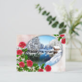 Happy New Year-kaart Feestdagenkaart (Staand voorkant)