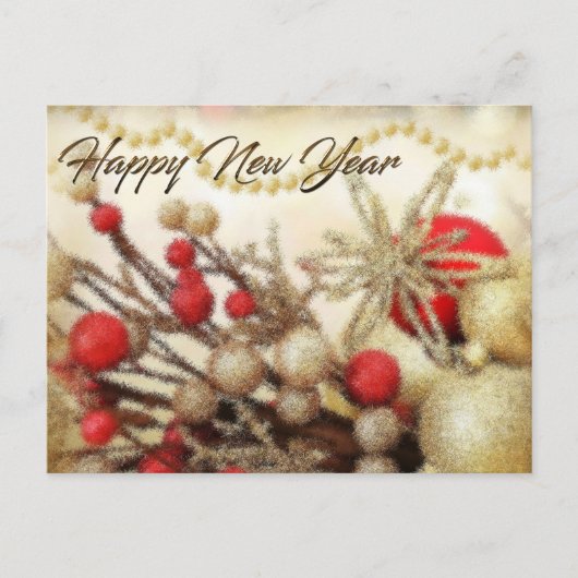 Happy New Year-kaart Feestdagenkaart (Voorkant)