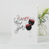 Happy New Year-kaart Feestdagenkaart (Staand voorkant)