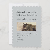 Happy New Year (kat) Uitnodiging van RoseWrites (Achterkant)