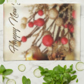 Happy New Year Kitchen Towel Theedoek (Gevouwen)