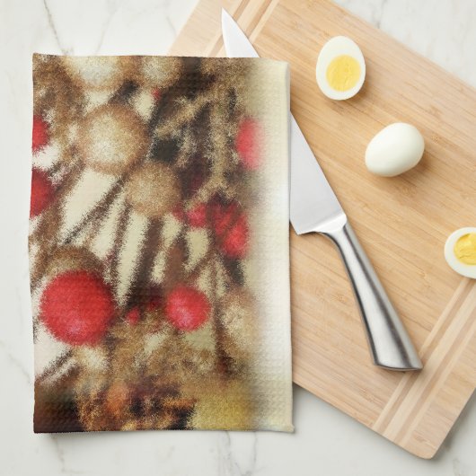 Happy New Year Kitchen Towel Theedoek (Quarter Fold)