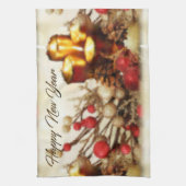 Happy New Year Kitchen Towel Theedoek (Verticaal)