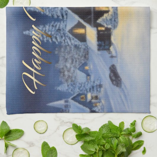 Happy New Year Kitchen Towel Theedoek (Gevouwen)