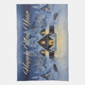 Happy New Year Kitchen Towel Theedoek (Verticaal)