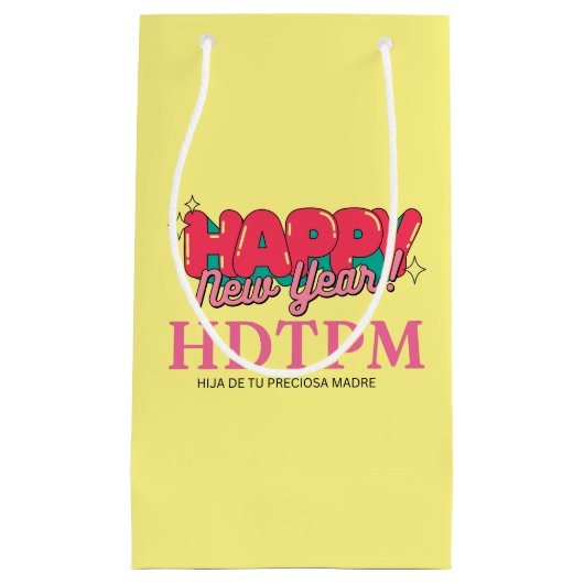 HAPPY NEW YEAR KLEIN CADEAUZAKJE (Voorkant)