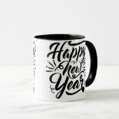 Happy New Year koffie Mok (Voorkant rechts)
